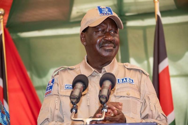 File image of Raila Odinga